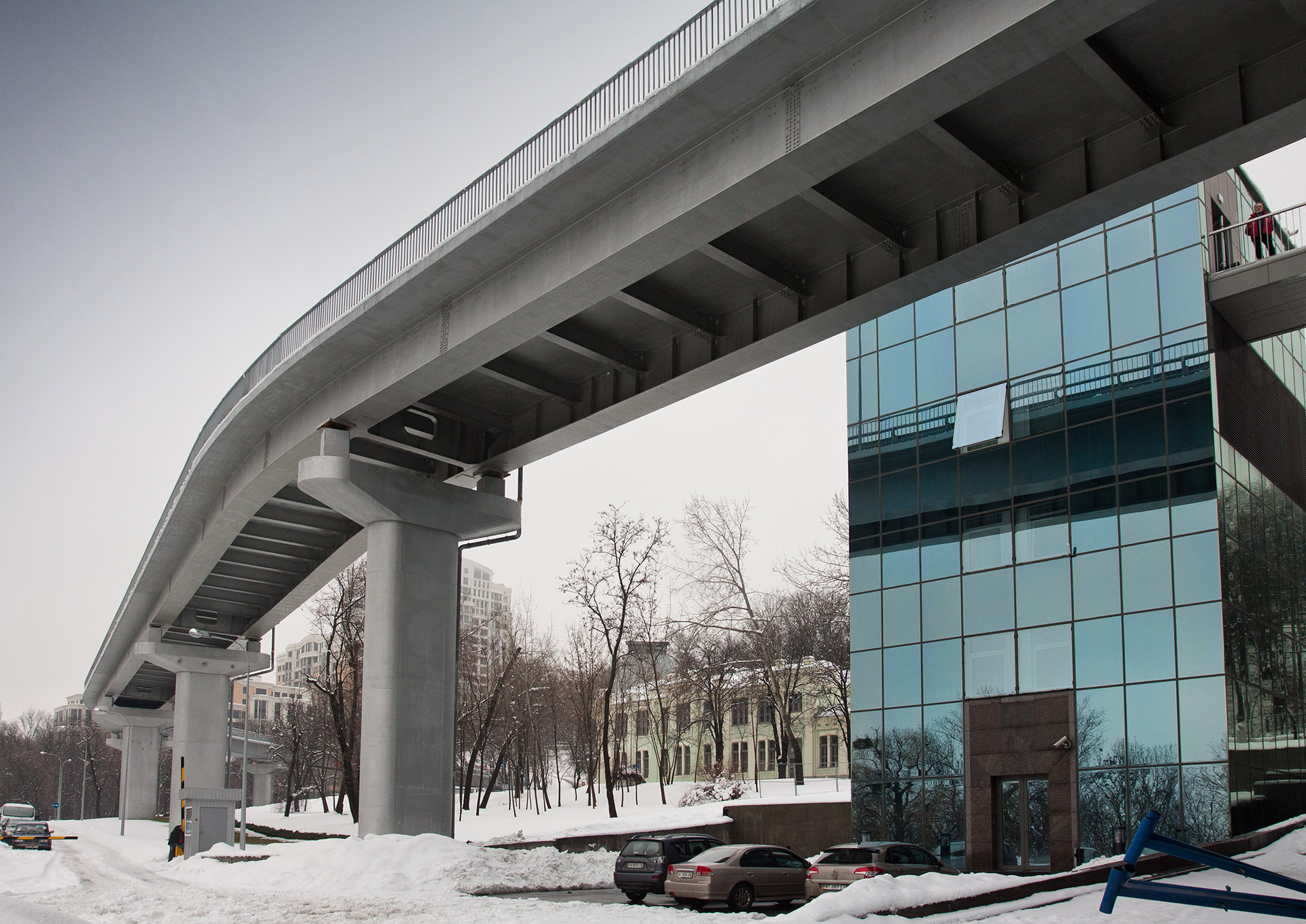 Эстакада на Парковой дороге